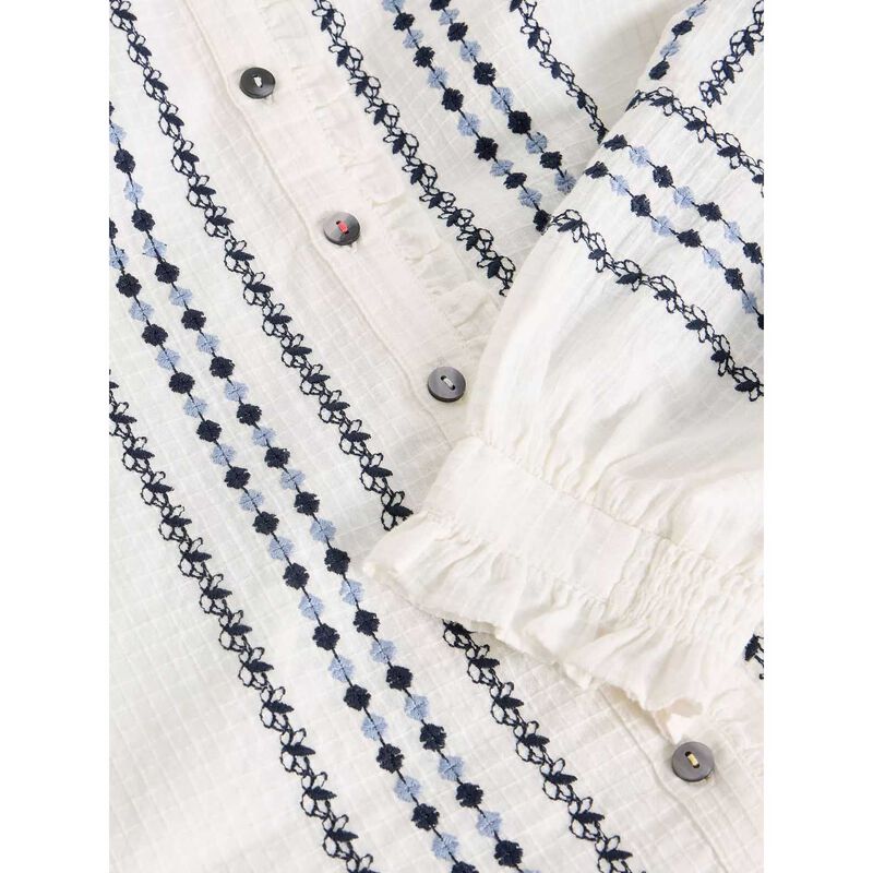 White Stuff Naomi Embroidered Shirt image number 2